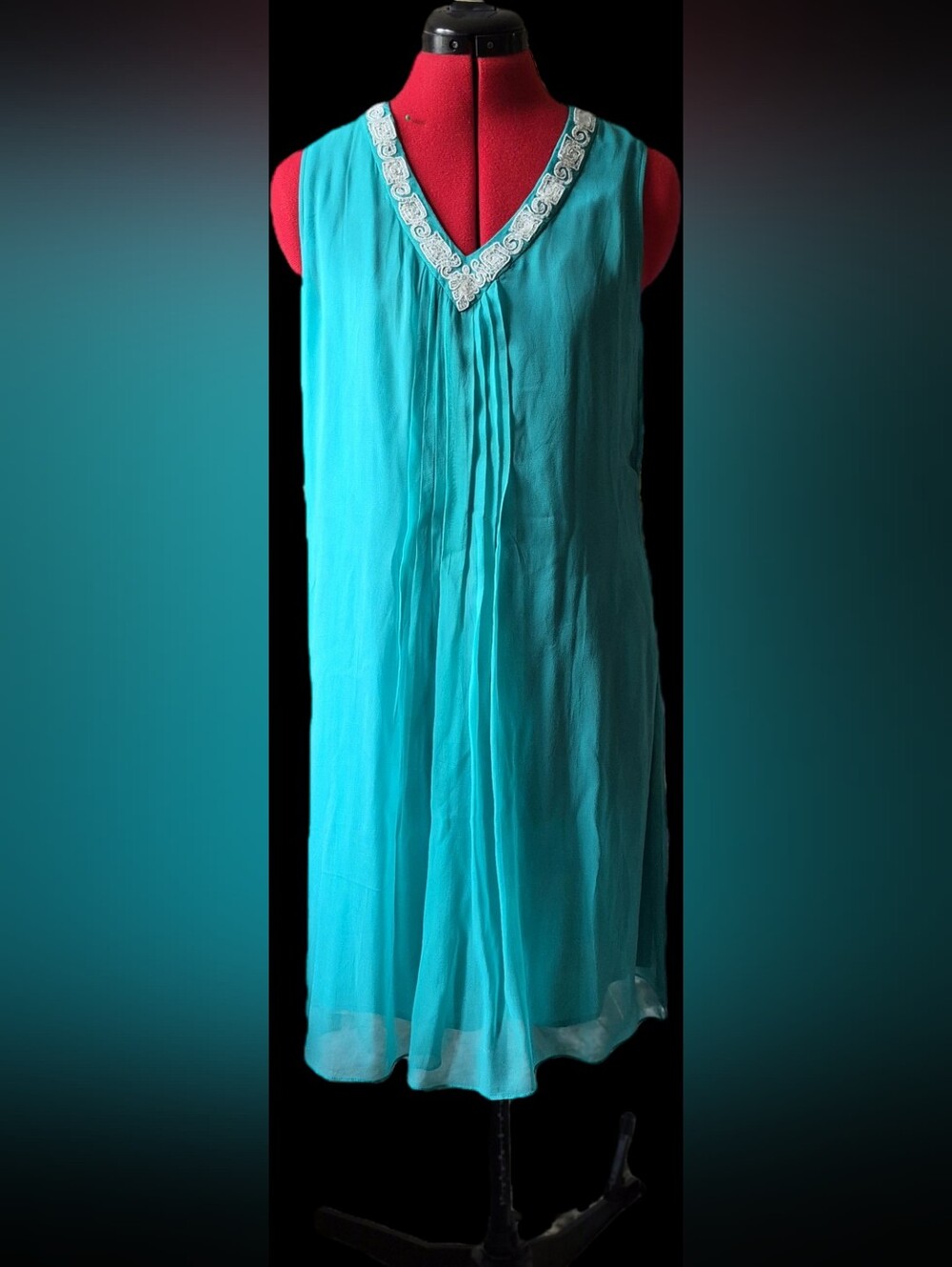 Anita Dongre Teal Dress